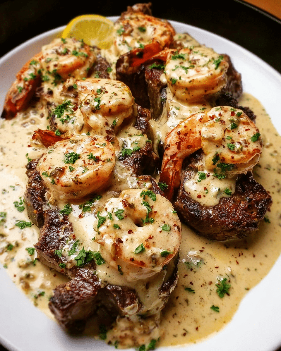 Easy Steak & Creamy Garlic Shrimp: Indulge in Restaurant Quality at Home